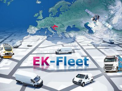 Informacije i prodaja EK Fleet sustava za satelitsko praćenje i nadzor vozila